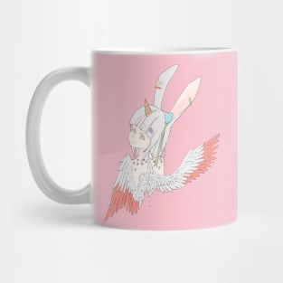 Rabbit unicorn Mug